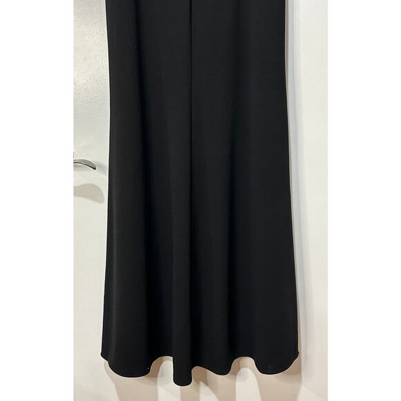 Betsy & Adam Women's Off-The-Shoulder Ruffle Gown Black Size 14 NWT Feminine - Picture 14 of 16